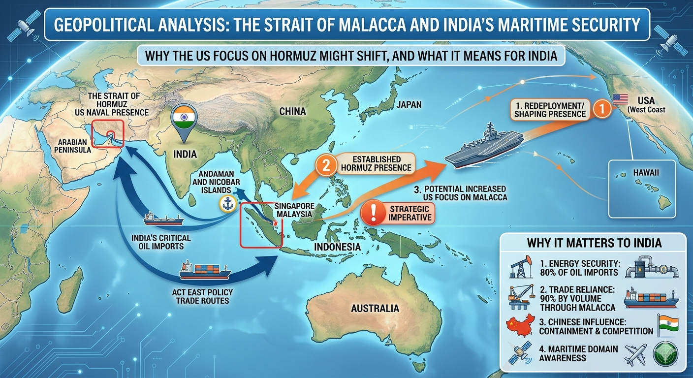 US Eyes Strait of Malacca After Hormuz Crisis